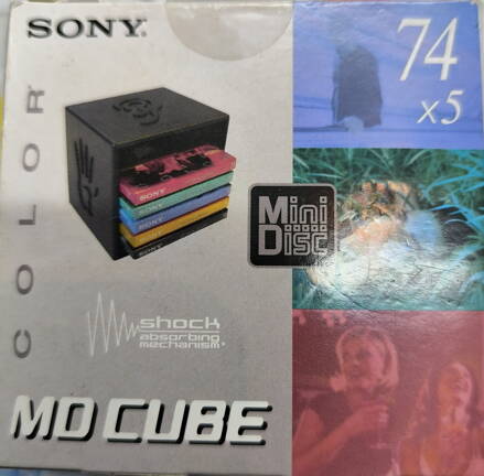 Minidisc Sony 74 x5 5MDW74CRX-CUBE