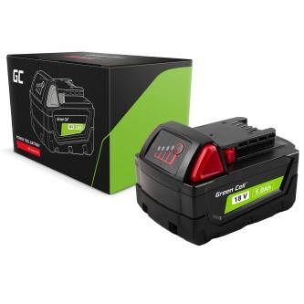 Green Cell baterie pro Milwaukee M18 18V 5Ah náhrada za M18 B5 4932430483