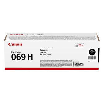 Canon originální toner 069BKH, black, 7600str., 5098C002, Canon MF752Cdw, 754Cdw, LBP673Cdw, O