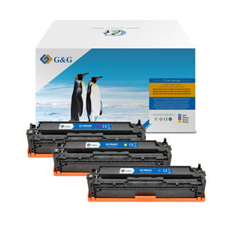 G&G kompatibilní toner s CB541A, black, 1400str., NT-PH541UC, HP 125A, pro HP Color Laserjet CP1210/CP1215/CP1515N/CP1518ni/CM13,