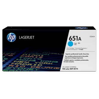 HP originální toner CE341A, cyan, 16000str., HP 651A, HP LaserJet Enterprise 700 color MFP M775dn, M775f, O