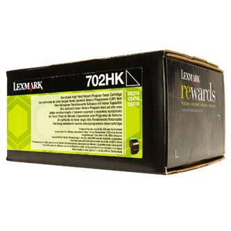 Lexmark originální toner 70C2HK0, black, 4000str., high capacity, return, Lexmark CS510de, CS410dn, CS310dn, CS310n, CS410n, O