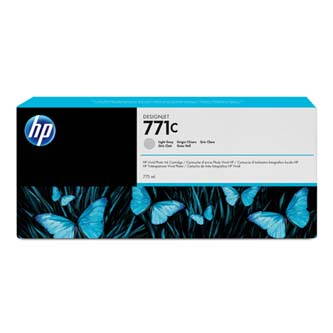 HP originální ink B6Y14A, HP 771C, light gray, 775ml, HP Designjet Z6200, Z6600, Z6800