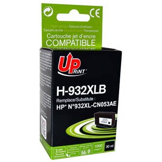 UPrint kompatibilní ink s CN053AE, HP 932XL, black, 1000str., 30ml, H-932-XL, pro HP Officejet 6100, 6600, 6700, 7110, 7610, 7510