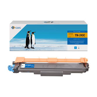 G&G kompatibilní toner s TN243C, cyan, 1000str., NT-PB243C, pro Brother DCP-L3500, MFC-L3730, MFC-L3740, MFC-L3750, N