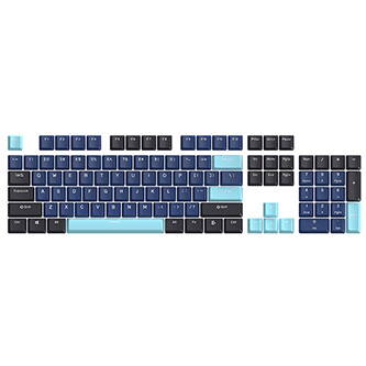 Marvo sada vyměnitelných kláves, PBT Keycap set KP-01 US, modrá