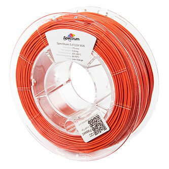 Spectrum 3D filament, S-Flex 90A, 1,75mm, 250g, 80251, lion orange