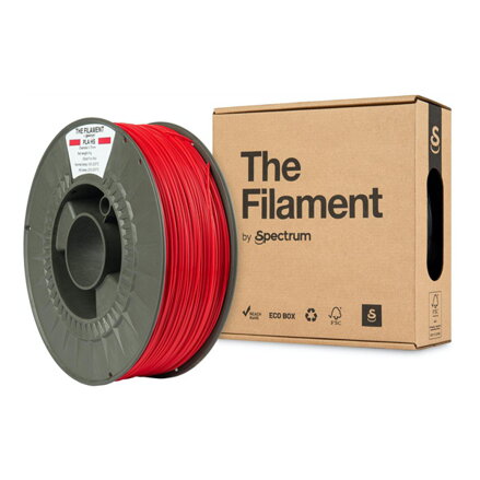 The Filament 3D filament, PLA HS, 1,75mm, 1000g, TF-24034,  fire red