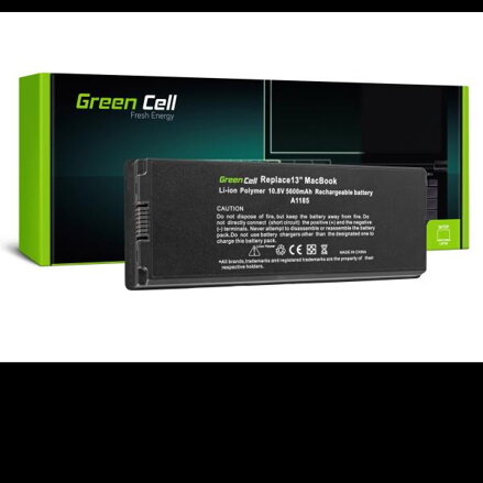 Green Cell baterie pro Apple Macbook 13 A1181 2006-2009 (black) / 11,1V 5600mAh