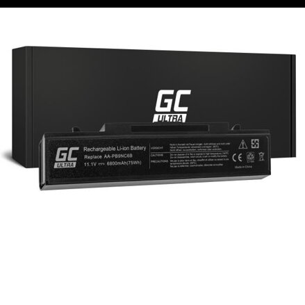 Green Cell ULTRA baterie pro Samsung R519 R522 R530 R540 R580 R620 R719 R780 (black) / 11,1V 6800mAh