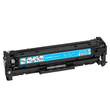 Canon originální toner CRG718, cyan, 2900str., 2661B002, Canon LBP-7200Cdn, O