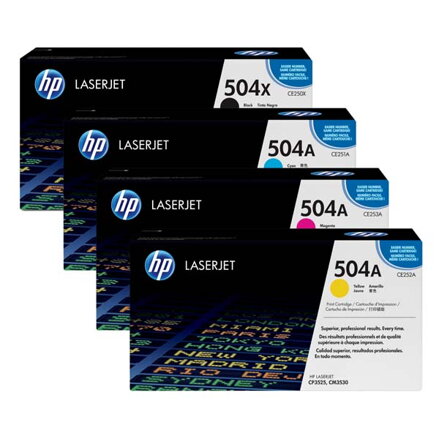 HP originální toner CE253A, magenta, 7000str., HP 504A, HP Color LaserJet CP3525, O