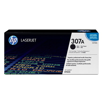 HP originální toner CE740A, black, 7000str., HP 307A, HP Color LaserJet CP5225, O