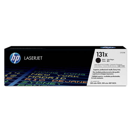 HP originální toner CF210X, black, 2400str., HP 131X, HP LaserJet Pro 200 M276n, M276nw, 600g, O