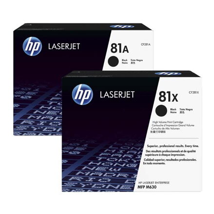 HP originální toner CF281X, black, 25000str., HP 81X, HP LaserJet Enterprise Flow M630z, M630dn, M630f, M63, O