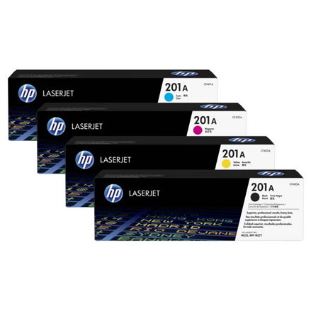 HP originální toner CF401X, cyan, 2300str., HP 201X, HP Color LaserJet MFP 277, Pro M252, 770g, O