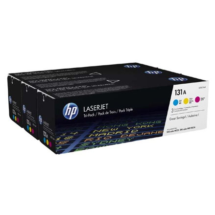 HP originální toner U0SL1AM, CMY, 5400 (3x1800)str., HP 131A CMY, HP LaserJet Pro M276, M251, 3ks, O