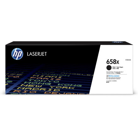 HP originální toner W2000X, black, 33000str., HP 658X, high capacity, HP Color LaserJet Enterprise M751 Series, O