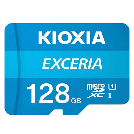 Kioxia Paměťová karta Exceria (M203), 128GB, microSDXC, LMEX1L128GG2, UHS-I U1 (Class 10)