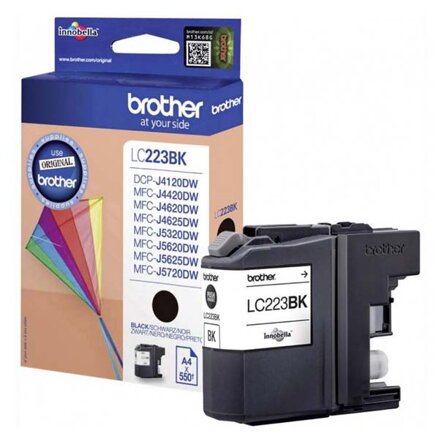 Brother originální ink LC-223BK, black, 600str., Brother MFC-J4420DW, MFC-J4620DW, MFC-J4120DW, MFC-J4625DW