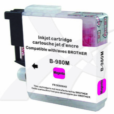 UPrint kompatibilní ink s LC-980M, magenta, 12ml, B-980M, pro Brother DCP-145C, 165C