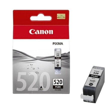 Canon originální ink PGI520BK, black, 19ml, 2932B001, Canon iP3600, 4600, MP550, 620, 630, 980