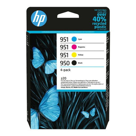 HP originální ink 6ZC65AE, CMYK, HP 950/951, HP 4-pack Officejet Pro 276dw 8100 ePrinter