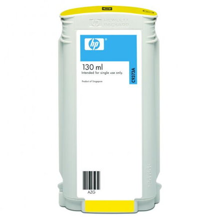 HP originální ink C9373A, HP 72, yellow, 130ml, HP Designjet T1100, T770