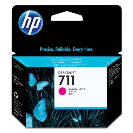 HP originální ink CZ131A, HP 711, magenta, 29ml, HP DesignJet T120, T520