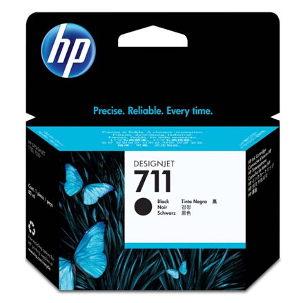 HP originální ink CZ133A, HP 711, black, 80ml, HP DesignJet T120, T520