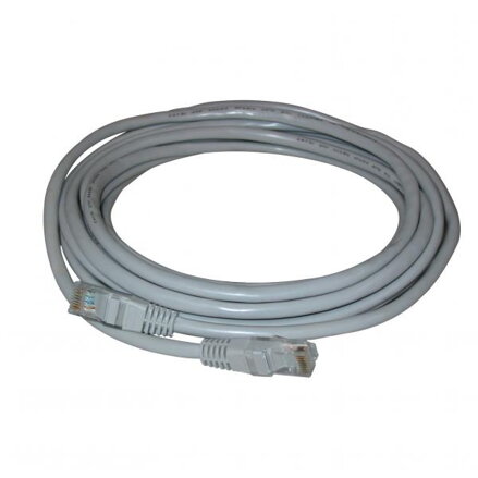 UTP patchcord, Cat.5e, RJ45 M-20m, nestíněný, šedý, economy