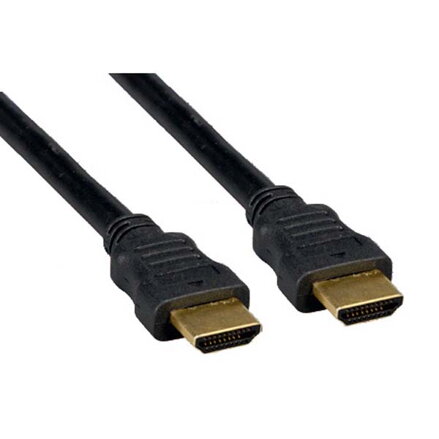 Kabel HDMI M- HDMI M, HDMI HIGH SPEED with ETHERNET, 10m, zlacené konektory, černá