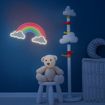 Neon PLEXI LED RAINBOW ON CLOUDS multicolor FPNE32 Forever Light