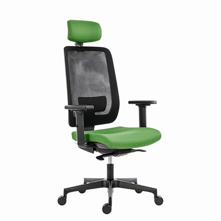 Powerton Kancelářské ergonomické křeslo Lucie, Zelené