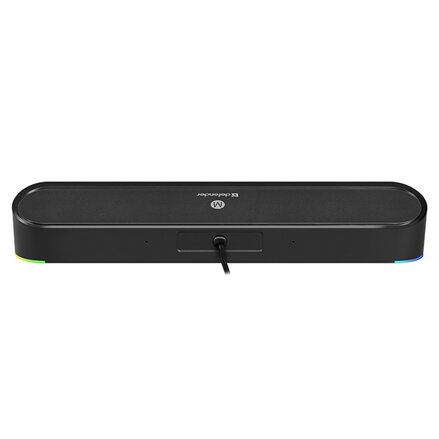 Defender Soundbar Z10, 2.0, 6W, černý, regulace hlasitosti, LED podsvícení, USB/Bluetooth, 80Hz-20kHz