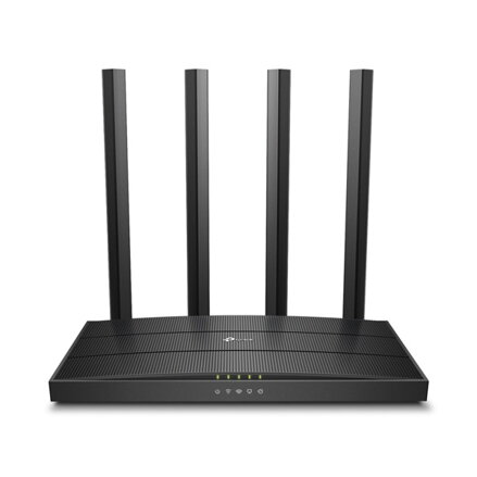 TP-LINK router Archer C6 V3 2.4GHz a 5GHz, extender, přístupový bod, IPv6, 1200Mbps, externí pevná anténa, 802.11ac, Gigabytové př