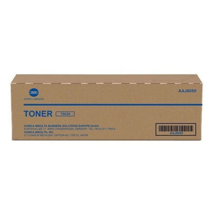 Konica Minolta originální toner AAJ6050, black, 25000str., TN326, Konica Minolta Bizhub 308e, 368e, O