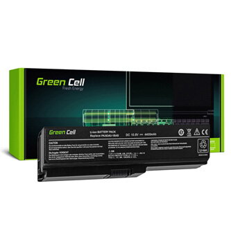 Green Cell baterie pro Toshiba Satellite C650, C650D, C655, C660, C660D, Li-Ion, 11.1V, 4400mAh, TS03