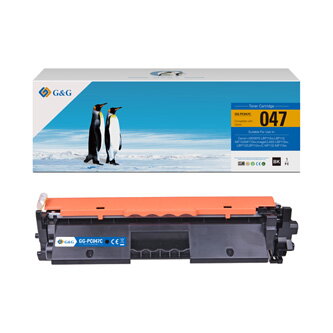 G&G kompatibilní toner s 047 Bk, black, 1600str., NT-PC047C, pro Canon i-SENSYS LBP112, i-SENSYS LBP113w, i-SENSYS MF112, N