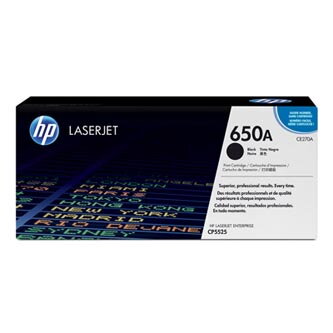 HP originální toner CE270A, black, 13500str., HP 650A, HP LaserJet CP5525n, CP5525dn, CP5525xh, O