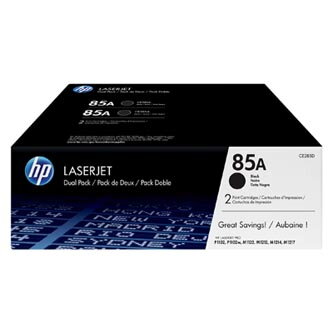 HP originální toner CE285AD, black, HP 85A, HP LJ Pro M1132, M1136, M1212, M1217, P1102, P1106, dual pack, O