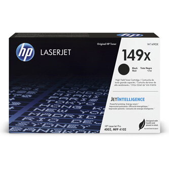 HP originální toner W1490X, black, 9500str., HP 149X, high capacity, HP LaserJet Pro 4002dn, 4002dne, 4002dw, 4002dwe, O