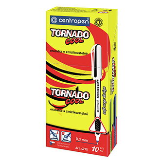 Centropen, sada Tornado 4775, modrý, 10ks, 0.3mm, zmizíkovatelný, COOL