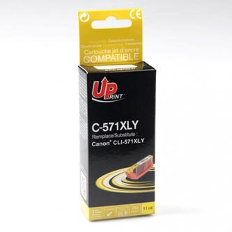 UPrint kompatibilní ink s CLI571Y XL, yellow, 800str., 11ml, C-571XLY, high capacity, pro Canon PIXMA MG5750, MG5751, MG5752, MG57