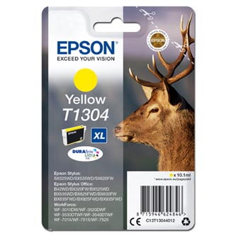 Epson originální ink C13T13044012, T1304, yellow, 765str., 10,1ml, Epson Stylus Office BX320FW