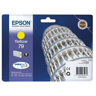 Epson originální ink C13T79144010, 79, L, yellow, 800str., 7ml, 1ks, Epson WorkForce Pro WF-5620DWF, WF-5110DW, WF-5690DWF