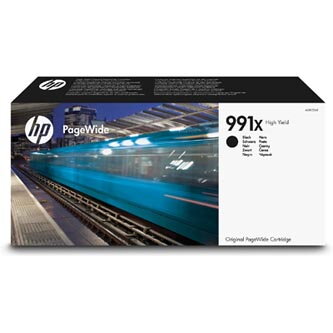 HP originální ink M0K02AE, HP 991X, black, 20000str., 375ml, HP HP PageWide Pro 750dw, MFP 772dn, MFP 777z