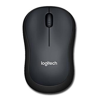 Logitech Myš M220, 1000DPI, 2.4 [GHz], optická, 3tl., 1 kolečko, bezdrátová, černá, 1 ks AA, tichá