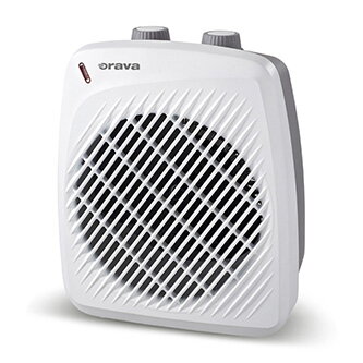 Orava Horkovzdušný ventilátor, bílý