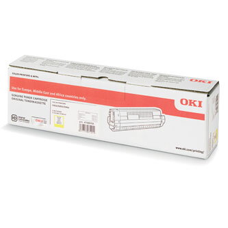 OKI originální toner 47095701, yellow, 5000str., OKI C824, 834, 844, O